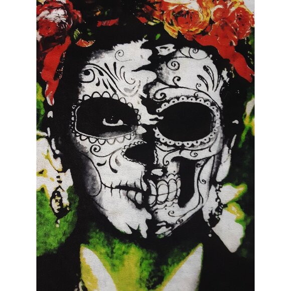 Frida Kahlo Dia de Los Muertos Tee - Picture 3 of 6